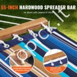 Dviejų asmenų hamakas su 3,66 m stovu, 217,72 kg talpa, su krepšiu ir pagalve. - Image 6