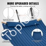 Dviejų asmenų hamakas su išlenkta juosta, nuimama pagalve, nešiojimo krepšiu, 217,72 kg talpa. - Image 5