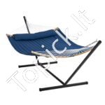 Dviejų asmenų hamakas su išlenkta juosta, nuimama pagalve, nešiojimo krepšiu, 217,72 kg talpa. - Image 2