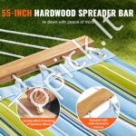 Dviejų asmenų hamakas su plieniniu stovu, 217,72 kg talpa, su krepšiu ir pagalve. - Image 6