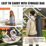 3,66 m dvigubas hamakas, 2 asmenims, su pagalve, išlenktomis juostomis ir grandinėmis, 217,72 kg talpa. - Image 4