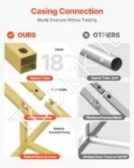 Metalo arkos fono stovas 2 vnt vestuvėms - Image 3