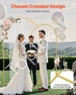 Metalo arkos fono stovas 2 vnt vestuvėms - Image 4