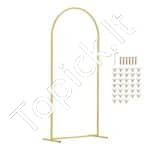 Metalinis vestuvių arkos gėlių baliono rėmas 3 vnt - Image 9