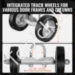 Stumdomų vartų rinkinys, 32-60 mm ritininės jungiamosios detalės, keliamoji galia 272 kg - Image 7