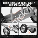 Stumdomų vartų rinkinys, 32-60 mm ritininės jungiamosios detalės, keliamoji galia 272 kg - Image 6