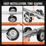 Stumdomų vartų rinkinys, 32-60 mm ritininės jungiamosios detalės, keliamoji galia 272 kg - Image 5