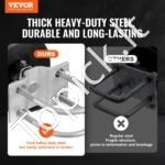 Slankiojančių vartų rinkinys su U formos grioveliu, 4 bėgių ratais / svirties dangteliu - Image 9