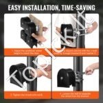 Slankiojančių vartų rinkinys su U formos grioveliu, 4 bėgių ratais / svirties dangteliu - Image 5