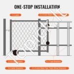 Slankiojančių vartų rinkinio volas, 146 mm ritinėliai, 272 kg - Image 5