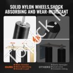 Slankiojančių vartų ritininis kreipiamasis ritinėlis su L formos laikikliu, 203 x 200 x 105 mm. - Image 8