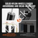 Slankiojančių vartų ritinėlių kreipiamieji su L formos laikikliu, 200x180x45 mm. - Image 8