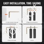 Slankiojančių vartų ritinėlių kreipiamieji su L formos laikikliu, 200x180x45 mm. - Image 5