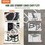 Supamasis krėslas su aukšta nugara, 2 vnt., 181,44 kg svoris. - Image 9