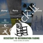 Supamasis krėslas su aukšta nugara, 2 vnt., 181,44 kg svoris. - Image 8