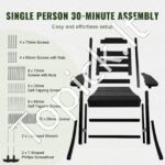 Supamasis krėslas su aukšta nugara, 2 vnt., 181,44 kg svoris. - Image 7