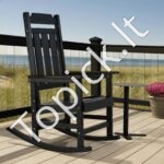 Supamasis krėslas su aukšta nugara, 2 vnt., 181,44 kg svoris. - Image 3