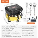 Savaime išsilyginanti 30 m kanalizacijos kamera su 9 colių ekranu ir 36x priartinimu - Image 3