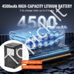 Savaime išsilyginanti 50 m kanalizacijos kamera su 9 colių ekranu ir 36x priartinimu - Image 4