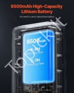 Savaime išsilyginanti 50 m kanalizacijos kamera su 4,3 colių ekranu, 6 LED ir 16 GB kortele - Image 4