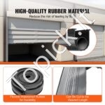 Garažo durų apatinis sandariklis, 3,05 m, juodas. - Image 8