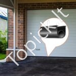 Garažo durų sandariklis, 4,88 m, 5/40,64 cm T formos, 3,3 cm pločio, juodas - Image 3