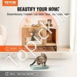 Kačių spintelė su kraiko dėžė namams 800x508x558,8 mm 60 kg - Image 2