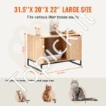 Kačių spintelė su kraiko dėžė namams 800x508x558,8 mm 60 kg - Image 3