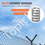 75 m cinkuota geležtės spygliuota viela, 5 ritinėliai, skirta tvoroms. - Image 5