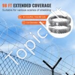 30 m cinkuota skustuvo spygliuota viela, 2 ritiniai, skirta tvoroms. - Image 5