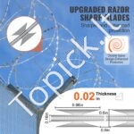 30 m cinkuota skustuvo spygliuota viela, 2 ritinėliai, dviguba spiralinė, skirta tvoroms. - Image 7