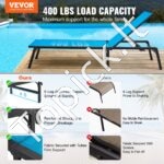 Paplūdimio - baseino gultas 182x60x88cm mėlynas 1 vnt - Image 2