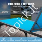 Paplūdimio - baseino gultas 182x60x88cm mėlynas 1 vnt - Image 3