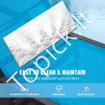 Paplūdimio - baseino gultas 182x60x88cm mėlynas 1 vnt - Image 6