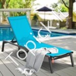 Paplūdimio - baseino gultas 182x60x88cm mėlynas 1 vnt - Image 8