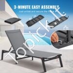 Paplūdimio - baseino gultai 182x60x88cm 2 vnt - Image 4