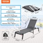 Paplūdimio - baseino gultai 182x60x88cm 2 vnt - Image 7