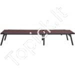 Paplūdimio - baseino gultai 182x60x88cm 2 vnt rudos spalvos - Image 12