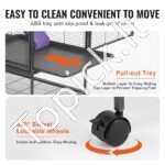 Mažų gyvūnų narvas 2 pakopų 77x52x92mm - Image 5