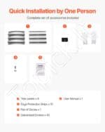 Metalinė daržovių lysvė 1195x585x270mm sidabrinė - Image 6