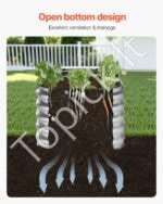 Daržovių lysvė sodinimui 1200x575x560mm - Image 6