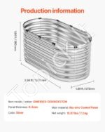 Daržovių lysvė sodinimui 1200x575x560mm - Image 5