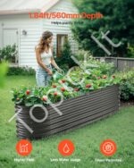 Metalinė daržovių lysvė 240x60x56cm - Image 11