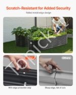 Metalinė daržovių lysvė 240x60x56cm - Image 9