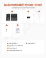 Metalinė daržovių lysvė 240x60x56cm - Image 8