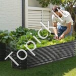 Metalinė daržovių lysvė 240x60x56cm - Image 5