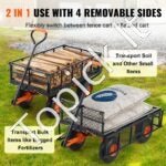 Sodo vežimėlis su pakelimu iki 400 kg - Image 4