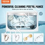 Ultragarsinis nerūdijančio plieno valymo įrenginys 30 W, 650 ml - Image 2