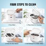 Ultragarsinis nerūdijančio plieno valymo įrenginys 30 W, 650 ml - Image 6