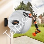 Įtraukiama vandens žarnos ritė 35 m x 1/2", 180° pasukama. - Image 3